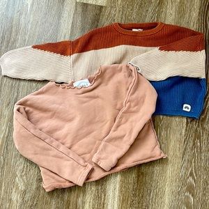 Lot of 2 kids sweaters KINDLY and SUMMER in MAY